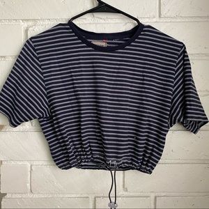 LF drawstring crop top